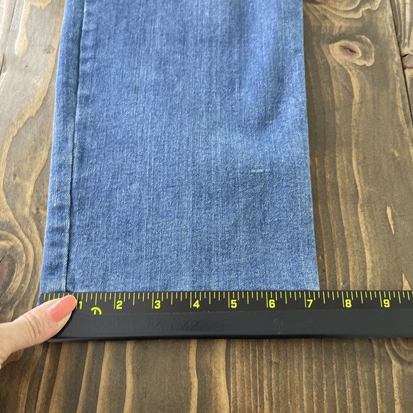 Spanx Pull On Straight Leg Jeans Womens Size XL Medium Wash Stretch Minimalist - Picture 9 of 11